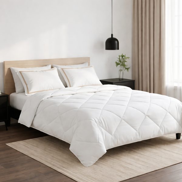 Couette été microfibre blanc– plusieurs tailles disponibles