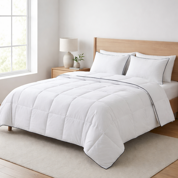 Couette hiver duvet et plumes blanc– plusieurs tailles disponibles