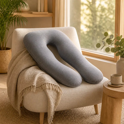 Coussin de grossesse en forme de U